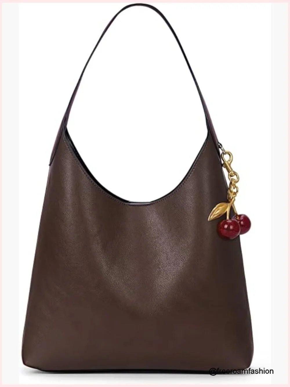 Faux Suede Hobo Bag Vegan Leather Shoulder Tote Medium Slouchy Handbag